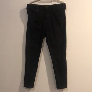 Navy, plus size, straight leg jeans